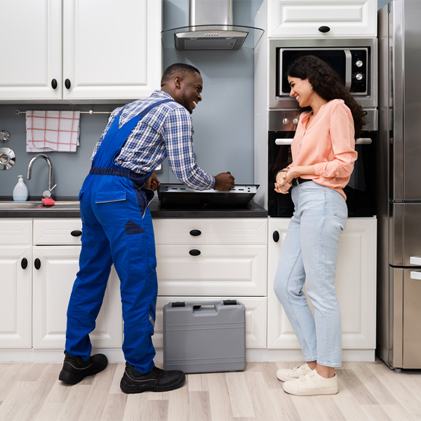 can you provide an estimate for cooktop repair before beginning any work in Whitehall